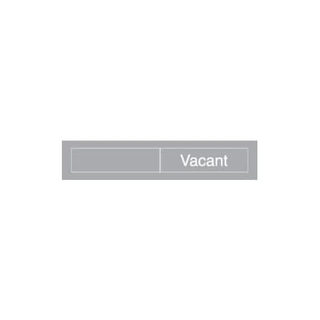 National Marker Co Engraved Occupancy Sign - Occupied Vacant - Gray EN302GY